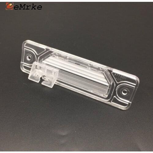 EEMRKE Car Camera Bracket License Plate Lights Housing Mount for Infiniti Q70 / Q70L (Y51)