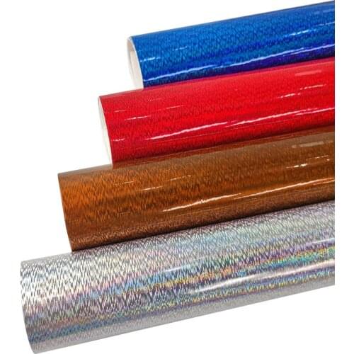 135x30cm Metallic Mirror Reflective Holographic PU Faux Leather Fabric Sheet for Making Cover/Craft/Shoe/Bag/Clothing/Decoration