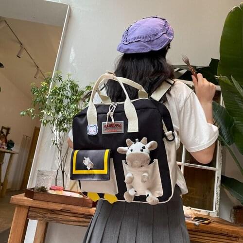 Kawaii Womens Backpack Cute School Bags For Girls Summer Travel Backpacks Waterproof School Bag Students School Backpack
