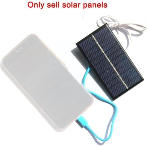 Portable Solar Charging Board 6V Solar Power Panel Power Bank System For Phone Phone Chargers Solar DIY Cell For Cell Charg R0P7