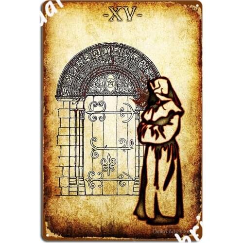 Lost Arcana The Guardian Metal Sign Mural Painting Décor Cinema Garage Designing Tin Sign Poster