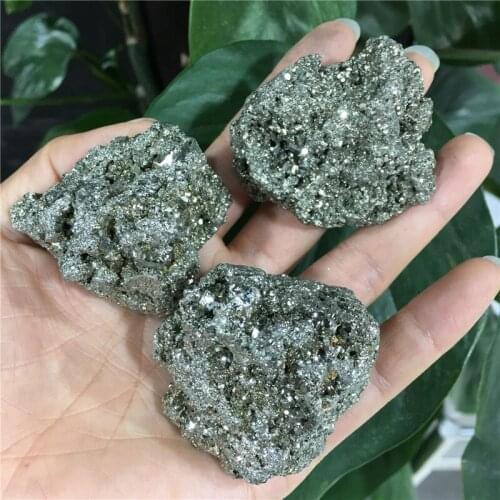 Natural Pyrite Quartz Crystal Specimen Energy Healing Home Decor Mineral Collection