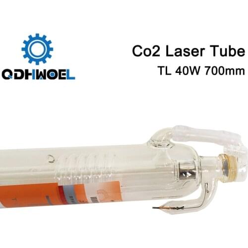 QDHWOEL TONGLI 700MM 40W Co2 Laser Tube Glass Pipe for CO2 Laser Engraving Cutting Machine TL TLC700-50