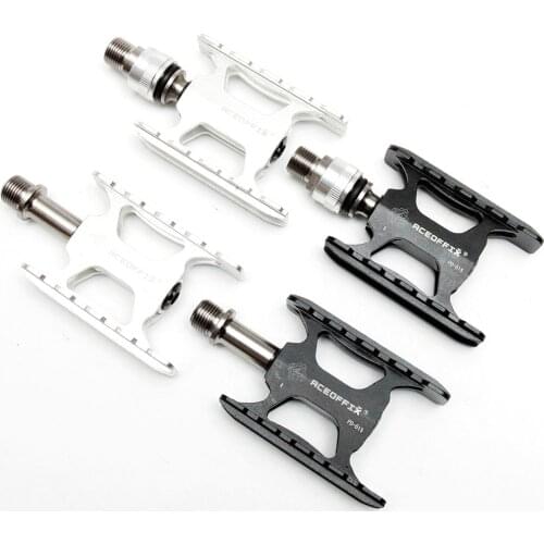 Ultra lightweight CNC Pedals with Full Titanium Axles for Brompton folding bike