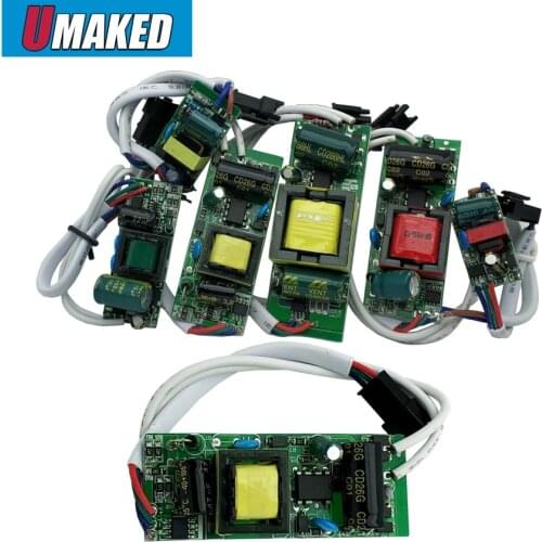 3-18W led Switch dimmable driver, ac180-265v LED transformer,Three Color Lighting mode Transformers, power supply DIY