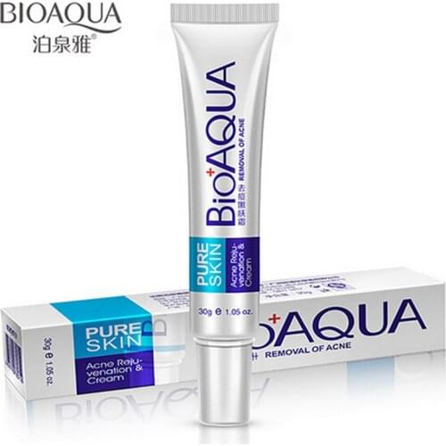Skin Care Brand BIOAQUA Acne Scars Cream Acne Treatment Face Care Anti Acne Removal Gel Whitening Moisturizing Cream 30g Makeup