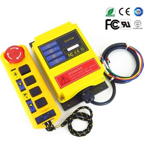 Telecontrol A4S AC220V industrial nice radio remote control AC DC universal wireless for crane 1transmitter and 1receiver
