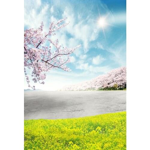 Spring blossom ins photo backgrounds polyester marriage photographer backdrops for photo Studio accessories photophone CM-7236