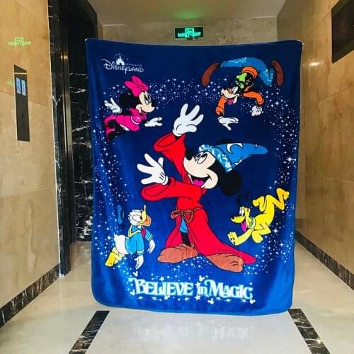 Disney Mickey Magic Fashion Anime Figures Cartoon Product Cosplay Accessories Blanket Household Pillowslip Gifts New