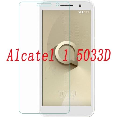 2PCS Smartphone 9H Tempered Glass for Alcatel 1 5033D Protective Film Screen Protector cover phone