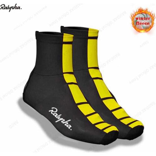 Ralvpha 2021 Winter Thermal Fleece Cycling Shoe Cover Sport Mans MTB Bike Shoes Covers Women Bicycle Overshoes Cubre Ciclismo