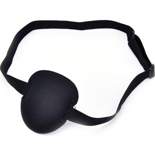1Pcs Black Medical Use Concave Eye Patch 3D Foam Groove Eyeshades For Lazy Eye