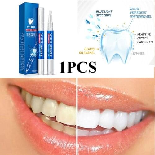 1pcs Whitening Teeth Whitener Gel Natural Stains Remove Teeth Oral Hygiene Teeth Clean Pen Health Cleaning Oral Tool