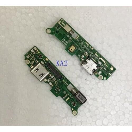 10pcs 30pcs For Sony Xperia XA2 Charging Port Type-C USB Charge Dock Connector Vibrator Microphone Mic Circuit Board Flex Cable