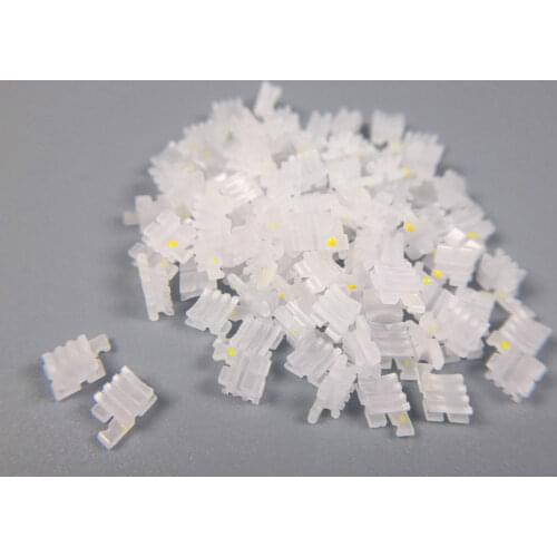 50pcs/Lot Dental Orthodontic Ceramic Bracket Mini Roth 022 Slot 345 Hooks In Bulk