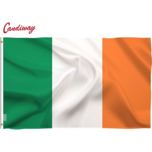 90 x 150cm Hibernian Ireland the Irish flag flag banner celebration a sign of high quality indoor and outdoor decoration NN015