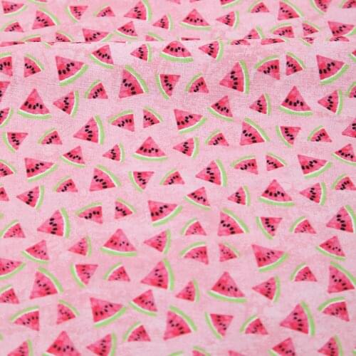 90x155cm Watermelon Printed Cotton Fabric Quilting Fabric Sewing Material for DIY Patchwork Fabric