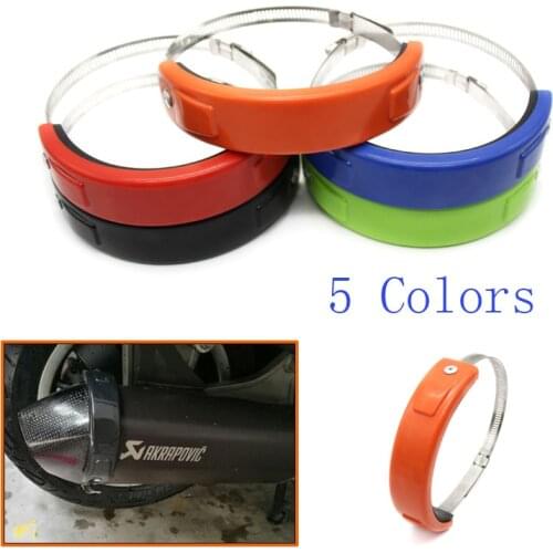 Motorcycle accessories Silencer/Exhaust Oval Exhaust Orange Protector For HONDA CB300F CB 300F CB300 F 2015-2016