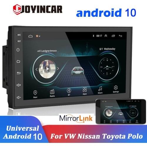 JOYINCAR Universal 2 Din Android 9.1 Car radio Multimedia Video Player Auto Stereo GPS MAP For Volkswagen Nissan Hyundai Kia