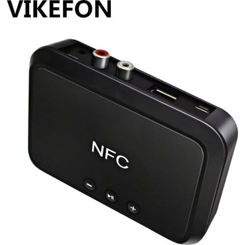 VIKEFON Bluetooth Audio Receiver NFC Hifi Stereo Music Wireless Adapter 3.5 3.5mm AUX Jack/RCA For Speaker Home Car Sound System