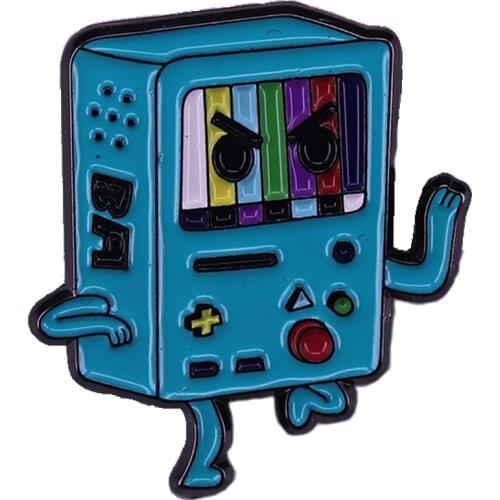 Barely Alive Gameboy Pin Brooch