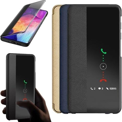 S 8 plus protective Case For Samsung s9 s8 plus window cover Galaxy s8plus s9plus 9s 8s folio flip smart touch View Phone fundas