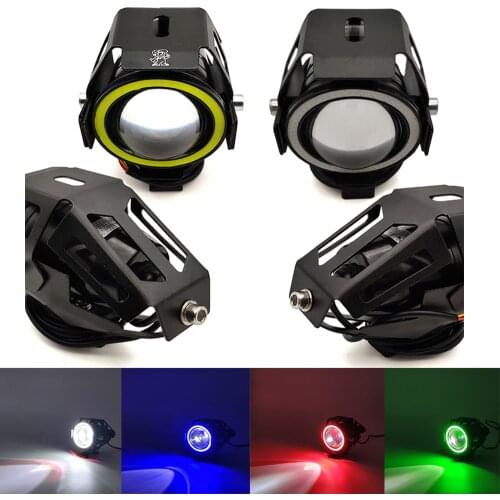 For Suzuki rm 125 250 rmx 250 rmz 250 450 drz 400 sm Motorcycle Headlight spotlight moto U7 LED Light motorcycle accessories