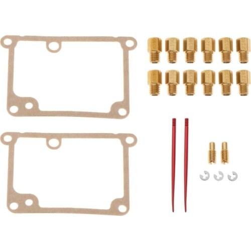 20PCS Carburetor Main Jet Set and Pilot Jet Kit Metal Durable Lightweight