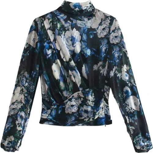 Блузки с воротником стойка Nlzgmsj China At AliExpress