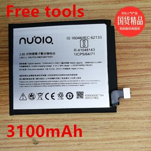 NEW Original Quality Li3930T44P6h746342 Battery for ZTE Nubia Z17S NX595J 3100mAh+Free tools