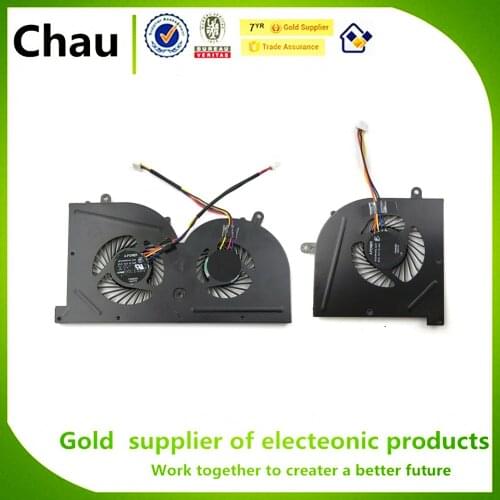 New For MSI Stealth Pro GS63 GS63VR GS73 GS73VR 6RF 7RF CPU + GPU Cooling Fan