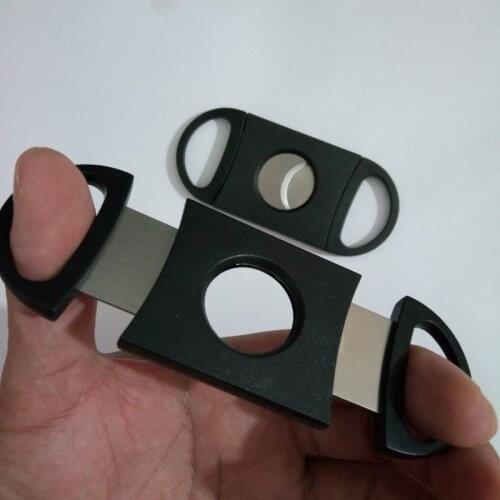 Double Blades Cigar Cutter Sharp Knife Smoking Tools Cigar Accessories Stainless Steel Scissors 500PCS/Lots