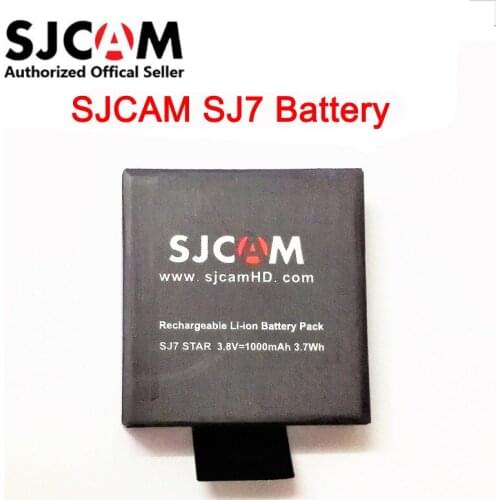 Original SJCAM SJ7 3.8V 1000mAh 3.7Wh Li-ion Battery Black for SJCAM SJ7 Star Sport Camera Batteries
