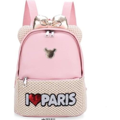 Disney Mickey Mouse Minnie Schoolbag Girls Children School bag for Teenager Girl Orthopedic Princess Backpack Mochila Infantil