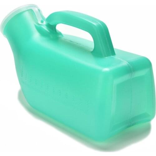 Portable Washable Unisex Mobile Toilet Car Travel Camp Urine Pee Handle Urinary Bottle Urinal Storage 1200ml