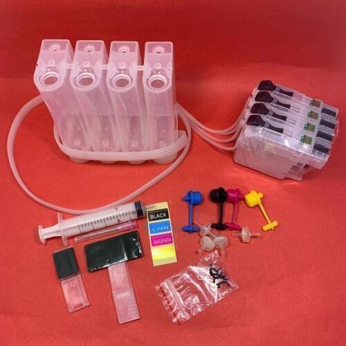 YOTAT Empty CISS ink cartridge LC163 (161) with ARC Chip for Brother DCP-J152W printer