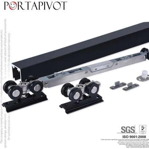 Heavy-duty Sliding Door Pulley Slides Bathroom Kitchen Door Sliding Barn Door Hardware Rollers Wooden Door Hanging Pulley 1 SET