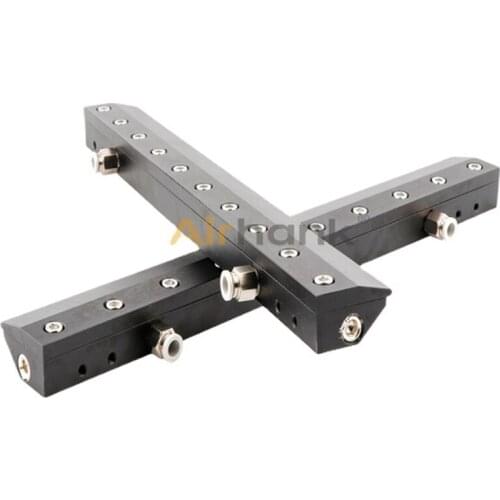 Air knife system use for auto parts and wood equipment cleaning