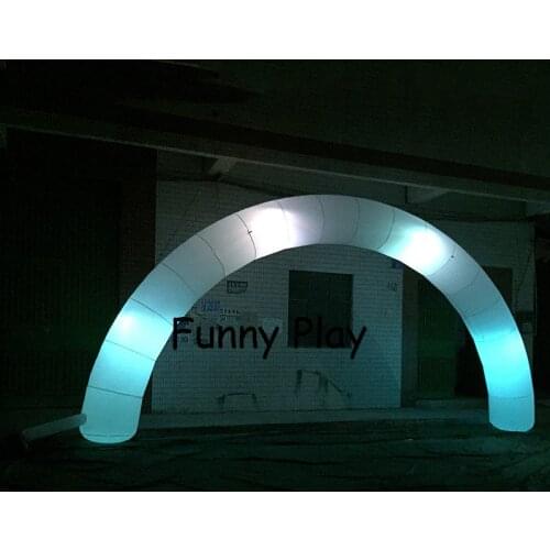 LED advertising arch Led Light Inflatable Bar & 8 LED Inflatable Pillars for Party Wedding inflatable led start/finish archway