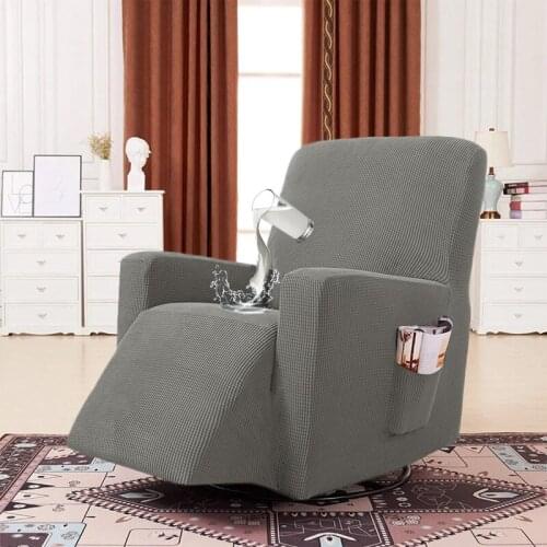 Water Repellent Recliner Sofa Cover Elastic Jacquard Spandex Lounge Single Seat Couch Chair Slipcover Living Room Armchair Cover