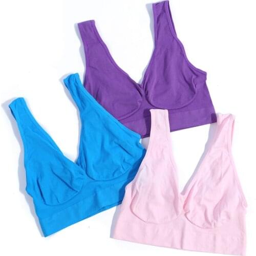 Women Sexy Single Layer Seamless Sports Bra Shapewear 3 Colors Size S-XXL Code Breathable Fitness Running Yoga Active Bra