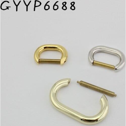 10pcs 16mm 19mm 25mm 32mm Spring screw Oval Ring Alloy Strapping Webbing Collar Backpack Bag Strap Parts Accessories