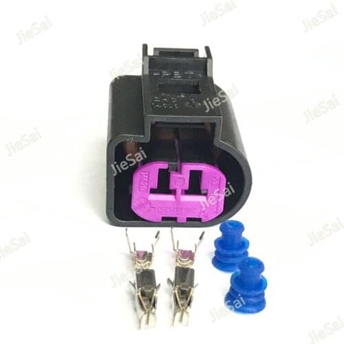 2 Pin 1J0973772 Waterproof Engine Speaker Housing Auto Sensor Plug For VW Magotan Sagitar CC