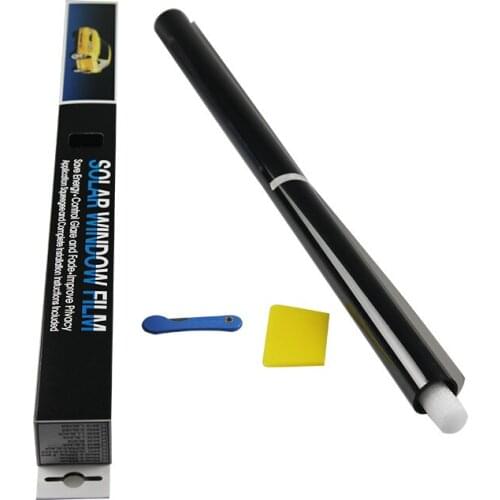 300cmx50cm Black Car Window Foils Tint Tinting Film Roll Car Auto Home Window Glass Summer Solar UV Protector Sticker Films