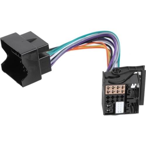 Car Radio Adapter Wire Harness RCD330 RCD330G MQB to PQ Transfer Line Cable MIB Modification Auto Radio Wire Harness for VW