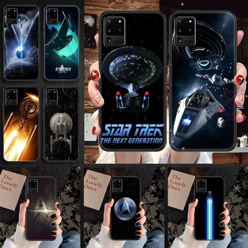 Star Trek Movie spaceship Phone case For Samsung Galaxy Note 4 8 9 10 20 S8 S9 S10 S10E S20 Plus UITRA Ultra black fashion Etui