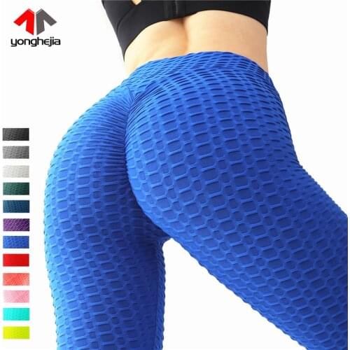 Fitness Women Push Up High Waist Leggings Seamless Put Hip Butt Lifting Female Gym Workout Elastic Slim Pant Bumps Style Leggins