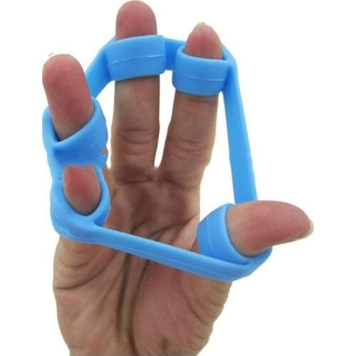Hot Hand Grip Finger Gripper Silicone Strength Trainer Crossfit Fitness Finger Extension Strength Grip Finger Training Exercise