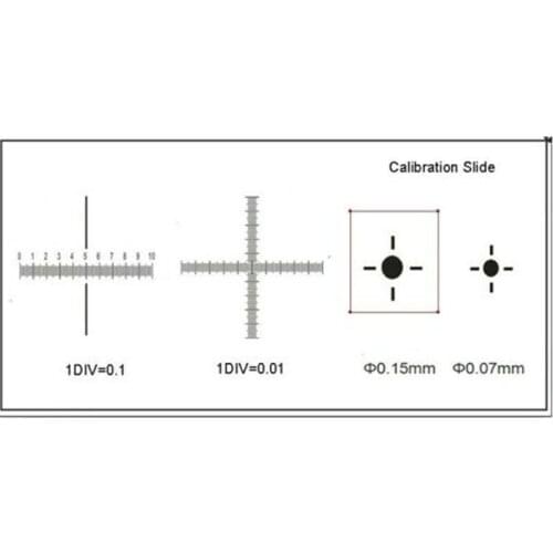 Stage Micrometer Calibration Slide for Microscope