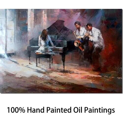 Beautiful art for bedroom Music Willem Haenraets paintings Hand painted High quality